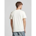 Ck J30j327474 Serıf Box Graphıc Tee Erkek Tshırt – KREM - Görsel 4