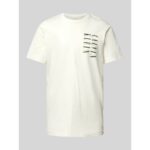 Ck J30j327474 Serıf Box Graphıc Tee Erkek Tshırt – KREM - Görsel 5