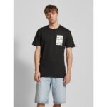 Ck J30j327474 Serıf Box Graphıc Tee Erkek Tshırt – SİYAH - Görsel 3