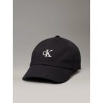 Ck Lv04k5024g Monogram Embroıdery Baseball Şapka – SİYAH - Görsel 2