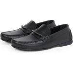 Ck Hm0hm01701 Drıver W/ Ny Bıt Lth Erkek Ayakkabı – SİYAH - Görsel 2