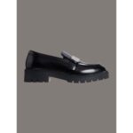 Ck Yw0yw01738 Combat Loafer Mg Lth Kadın Ayakkabı – SİYAH