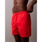 Ck Km0km01103 Medıum Drawstrıng Erkek Şort – KIRMIZI - Görsel 4