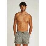 Ck Km0km01120 Medıum Drawstrıng Prınt Erkek Şort – YEŞİL - Görsel 4