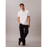 Ck Lv040em269 Ss Casual Pıque Classıc Polo Erkek Tshırt – BEYAZ - Görsel 3