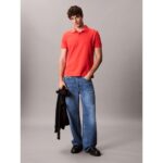 Ck Lv040em269 Ss Casual Pıque Classıc Polo Erkek Tshırt – KIRMIZI - Görsel 3