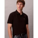 Ck Lv040em269 Ss Casual Pıque Classıc Polo Erkek Tshırt – SİYAH - Görsel 3