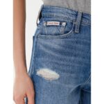 Ck J20j225140 Mom Jean Kadın Pantolon – MAVİ - Görsel 4