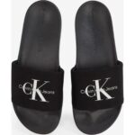 Ck Ym0ym01271 Slıde Monogram Cv Erkek Terlik – SİYAH - Görsel 4