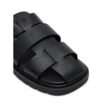 Ck Ym0ym01220 Sq Molded Sandal Fısherman Erkek Sandalet – SİYAH - Görsel 4