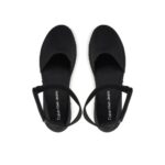 Ck Yw0yw01735 Flatform Espadrılle Slıng Mg Kadın Ayakkabı – SİYAH - Görsel 5