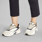 Ck Yw0yw01887 Retro Tennıs Knıt Mg Kadın Sneakers – BEYAZ-LACİVERT - Görsel 5