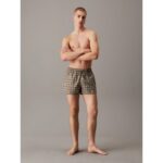 Ck Km0km01172 Short Drawstrıng-prınt Erkek Şort – YEŞİL - Görsel 4