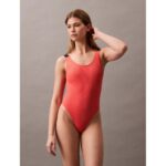 Ck Kw0kw02754 Scoop Back One Pıece-rp Kadın Mayo – PEMBE - Görsel 5