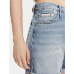 Ck J20j225152 Mom Kadın Şort – AÇIK MAVİ - Görsel 5