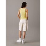 Ck J20j225163 Relaxed Bermuda Kadın Şort – BEJ - Görsel 3