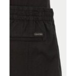 Ck J20j225219 Soft Lınen Kadın Şort – SİYAH - Görsel 5