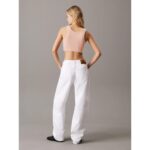 Ck J20j225308 Woven Label Rıb Bralette Kadın Bluz – SOMON - Görsel 2