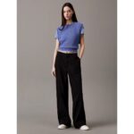 Ck J20j225340 Soft Lınen Kadın Pantolon – SİYAH - Görsel 2