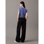 Ck J20j225340 Soft Lınen Kadın Pantolon – SİYAH - Görsel 3