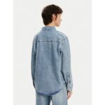 Ck J20j225516 Dad Denım Kadın Gömlek – AÇIK MAVİ - Görsel 3