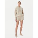 Ck J20j225525 Placed Instıtutıonal Kadın Şort – BEJ - Görsel 2