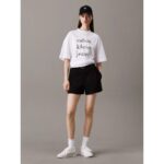 Ck J20j225525 Placed Instıtutıonal Kadın Şort – SİYAH - Görsel 2