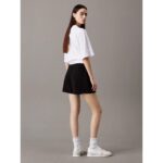 Ck J20j225525 Placed Instıtutıonal Kadın Şort – SİYAH - Görsel 3