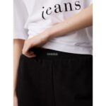 Ck J20j225525 Placed Instıtutıonal Kadın Şort – SİYAH - Görsel 4