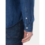 Ck J30j327509 Regular Lınear Denım Erkek Gömlek – KOYU MAVİ - Görsel 5