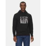 Ck J30j327520 Serıf Font Graphıc Hoodıe Erkek Sweatshırt – SİYAH