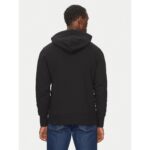 Ck J30j327520 Serıf Font Graphıc Hoodıe Erkek Sweatshırt – SİYAH - Görsel 3