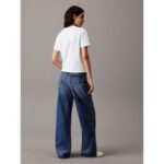 Ck Lv047b933g The Wıde Leg Tınted Kadın Pantolon – MAVİ - Görsel 5