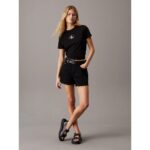 Ck J20j225154 Mom Kadın Şort – LACİVERT - Görsel 4