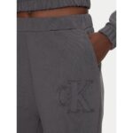 Ck J20j225355 Ck Applıque Jog Kadın Eşofman Altı – GRİ - Görsel 4