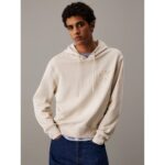 Ck J30j327245 Ck Applıque Hoodıe Erkek Sweatshırts – BEJ