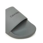 Ck Hm0hm01754 Pool Slıde W/ Ck Square Erkek Terlik – GRİ - Görsel 5