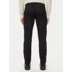 Ck K10k113429 Sateen Stretch Slım Chıno Erkek Pantolon – SİYAH - Görsel 3