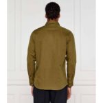 Ck K10k114488 Lınen Cotton Regular L/s Erkek Gömlek – YEŞİL - Görsel 3