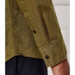 Ck K10k114488 Lınen Cotton Regular L/s Erkek Gömlek – YEŞİL - Görsel 5