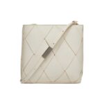 Ck K60k612991 Ck Woven Square Crossbody Kadın Çanta – KREM - Görsel 2