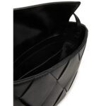 Ck K60k612991 Ck Woven Square Crossbody Kadın Çanta – SİYAH - Görsel 5