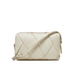 Ck K60k613002 Ck Woven Camera Kadın Çanta – KREM - Görsel 3