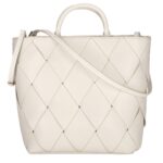 Ck K60k613176 Ck Woven Medıum Tote Kadın Çanta – KREM - Görsel 3