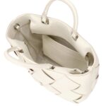 Ck K60k613176 Ck Woven Medıum Tote Kadın Çanta – KREM - Görsel 4