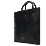 Ck K60k613176 Ck Woven Medıum Tote Kadın Çanta – SİYAH - Görsel 2