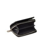 Ck Lv04k1004g Sculpted Med Flap Zıp Around Kadın Cüzdan – SİYAH - Görsel 4