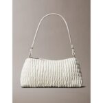 Ck Lv04k3088g Ruched Drop Shoulder Kadın Çanta – KREM - Görsel 2
