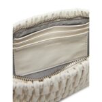 Ck Lv04k3090g Rouched Zıp Top Kadın Çanta – KREM - Görsel 4