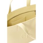 Ck Lv04k3111g Sculpted Mını Ew Tote Kadın Çanta – SARI - Görsel 3